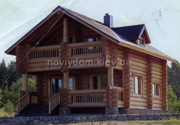 Проект деревянного дома№100