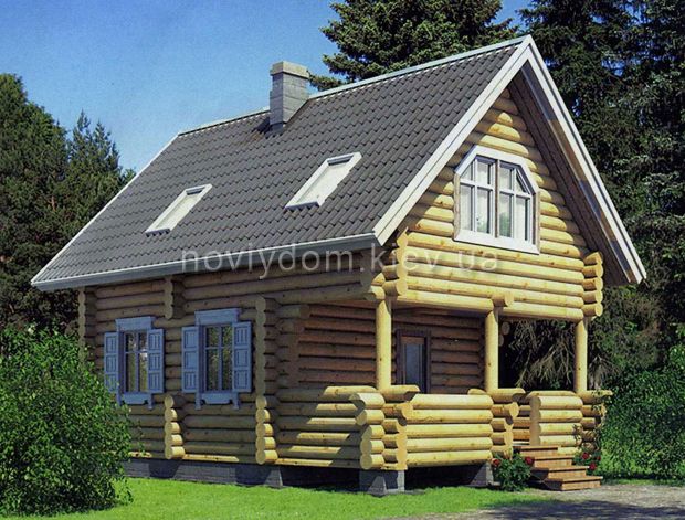 Проект деревянного дома№105