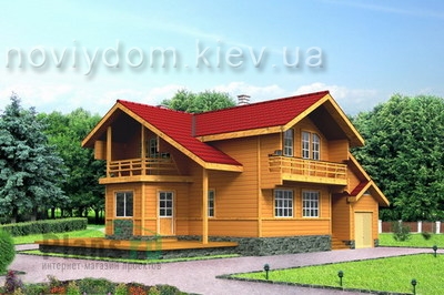 построенный деревянный каркасный дом