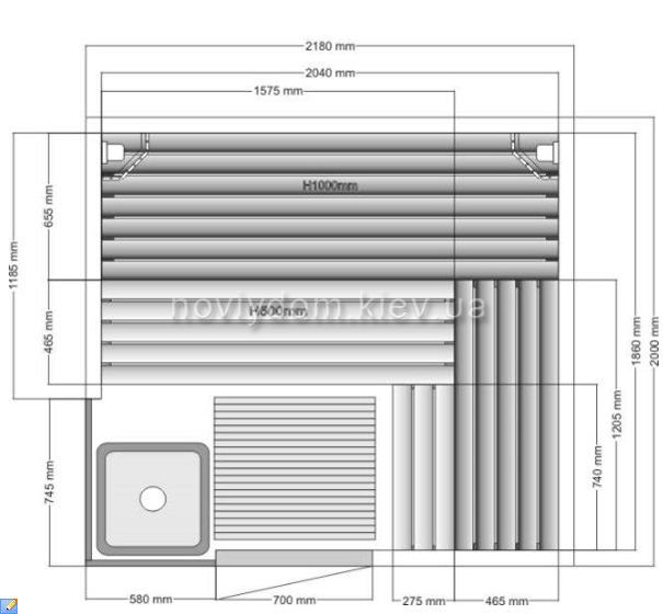 Проект сауны №004