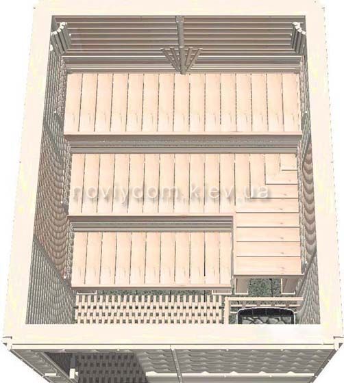 Проект сауны №011