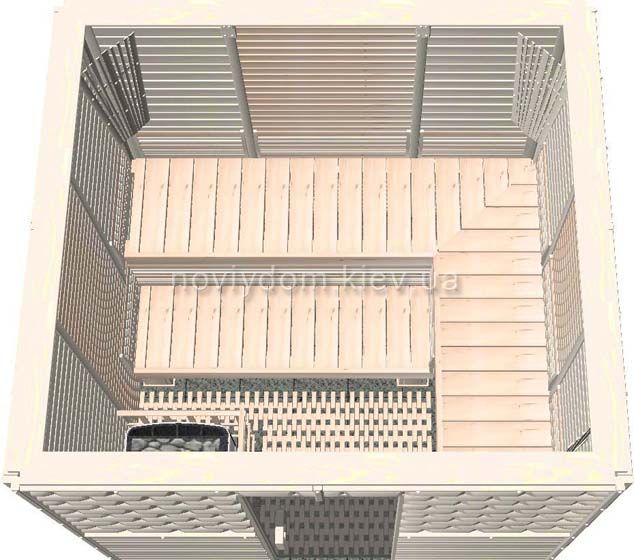 Проект сауны №016