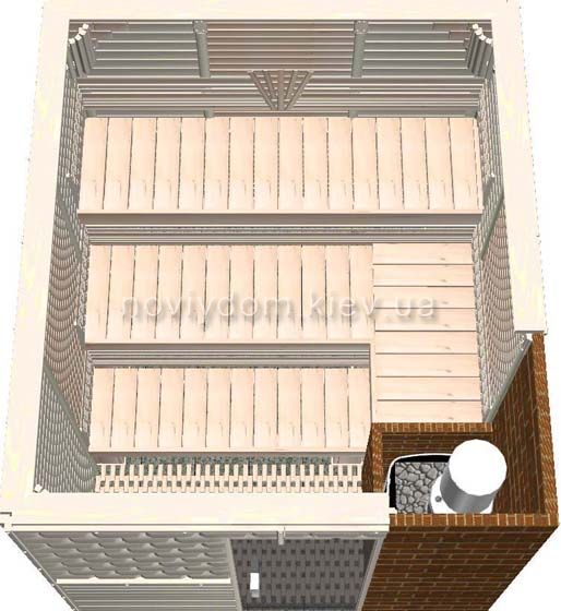 Проект сауны №021