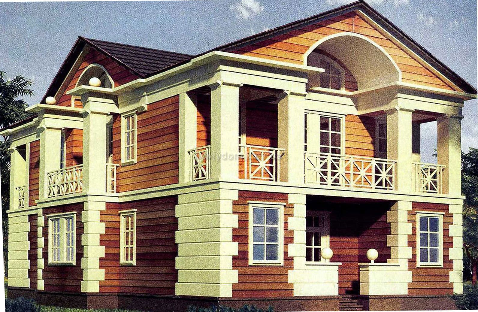 Проект деревянного дома№155