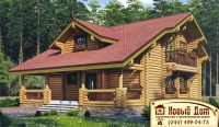 Проект деревянного дома№015