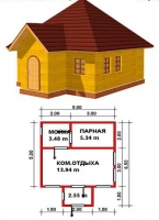 Проект бани №137