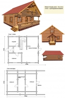 Проект деревянного дома№076