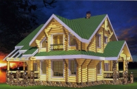 Проект деревянного дома№122