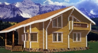 Проект деревянного дома№124