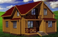 Проект деревянного дома№189