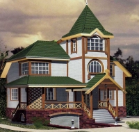 Проект деревянного дома№170
