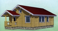Проект деревянного дома№163