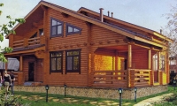 Проект деревянного дома№158