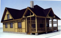 Проект деревянного дома№152