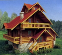 Проект деревянного дома№144